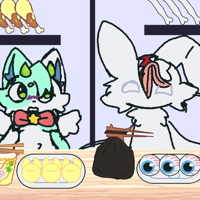 Yumoru or plastic monster..? by @millochan