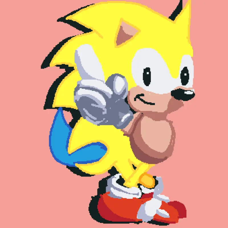 Electric sonic by @Drabthespritter2be5