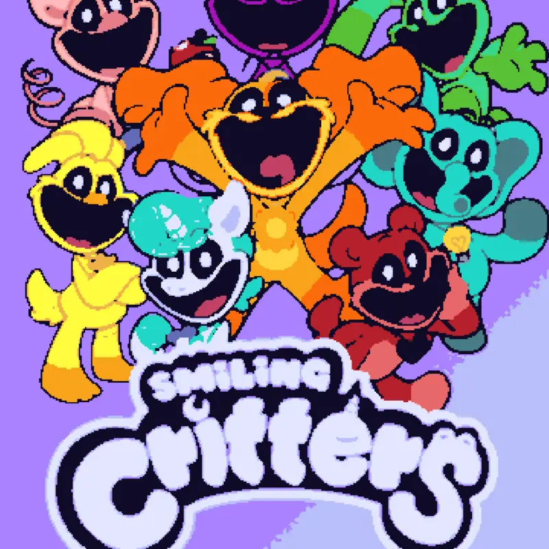 Characters falling by @-Huggy-Wuggy-