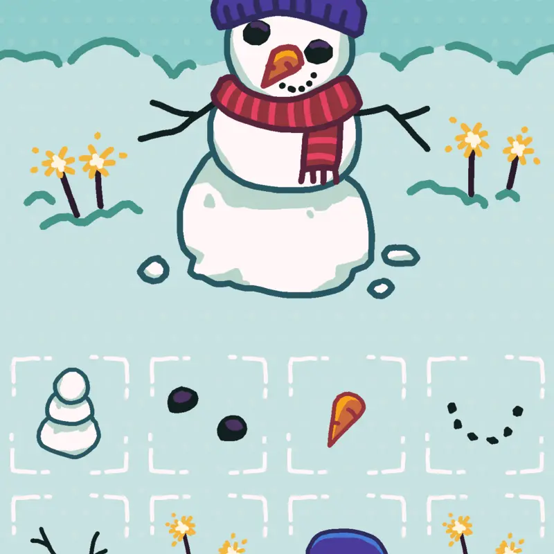 make your friend the snow man! by @mnm1qw