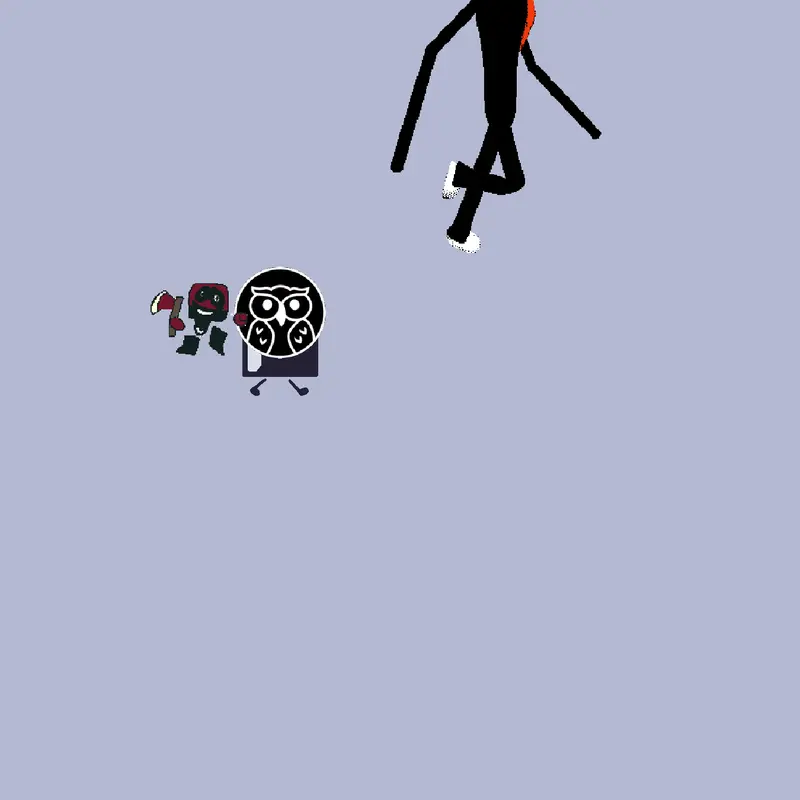 Slender jogging man by @Random_rooster