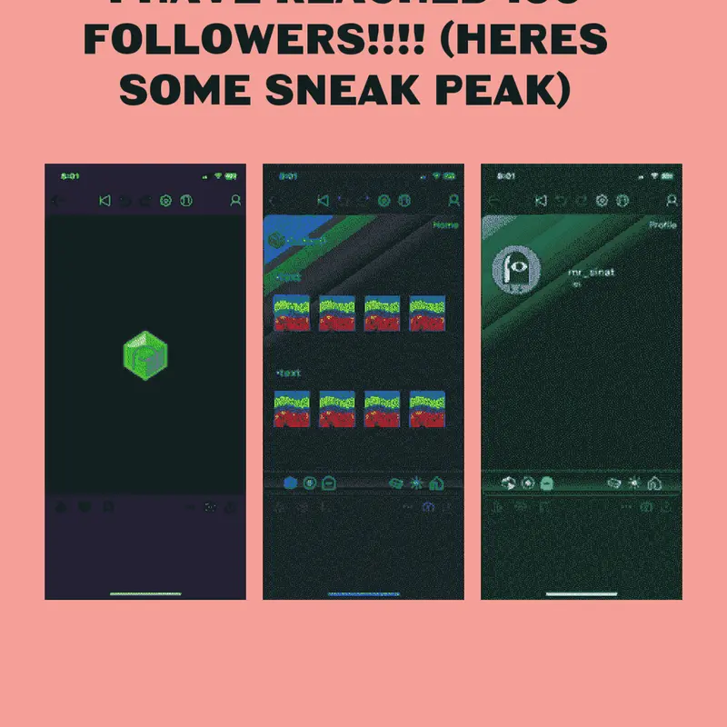we reached 100 followers by @mr_sinat