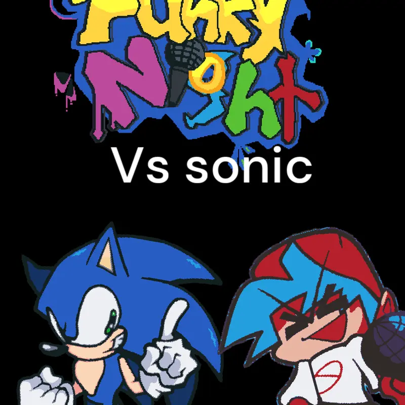 Boyfriend vs sonic by @ultra_sonico123