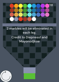 Marble Race Elimination 36 Colors