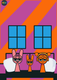 Pinki Mom Oren Dad And Baby Pinki Cute