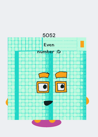 5052 numberblocks Very tall and cool!