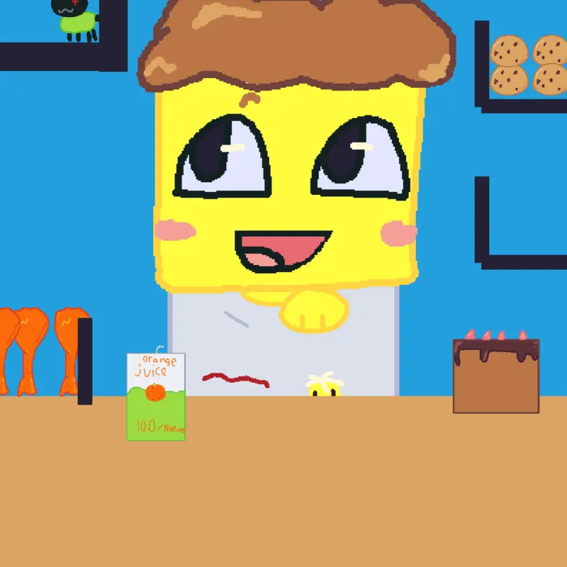 ¡Shedlesky eating gameee! by @Bean_animation