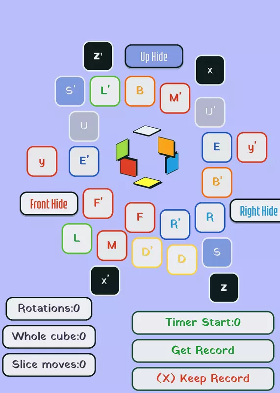 Rubik's cube 3x3 by @Frezz