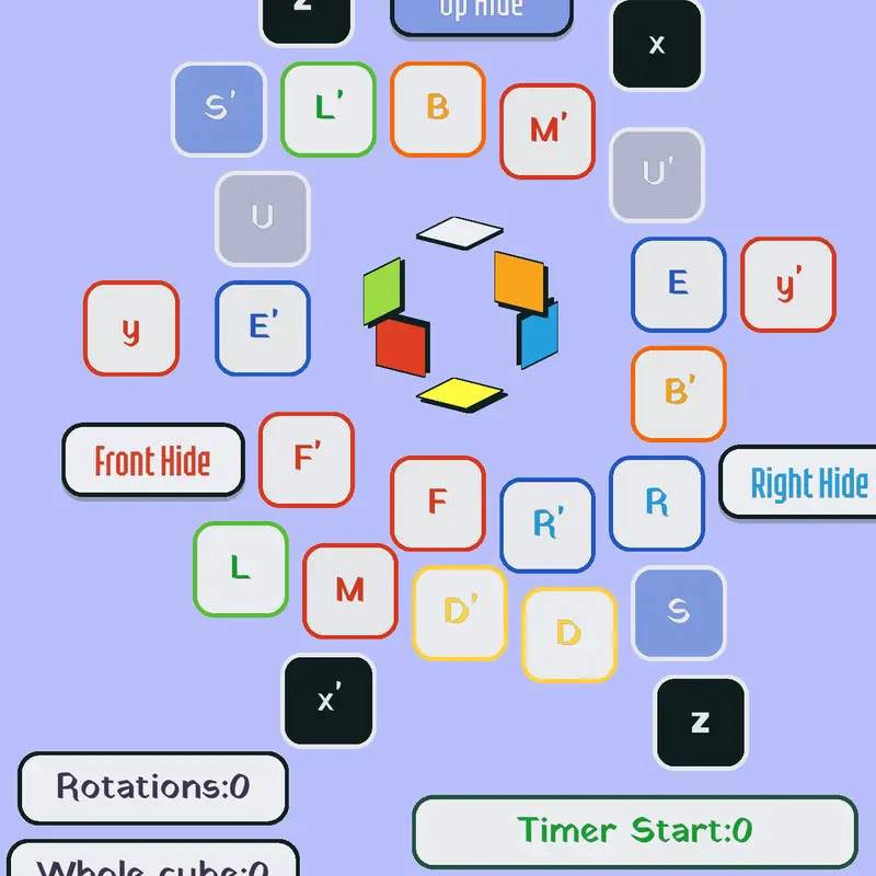 Rubik's cube 3x3 by @Frezz