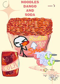 Wenda mukbang in a store tags