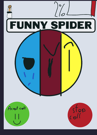 Call funny spider