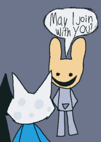 "may I join you?" .