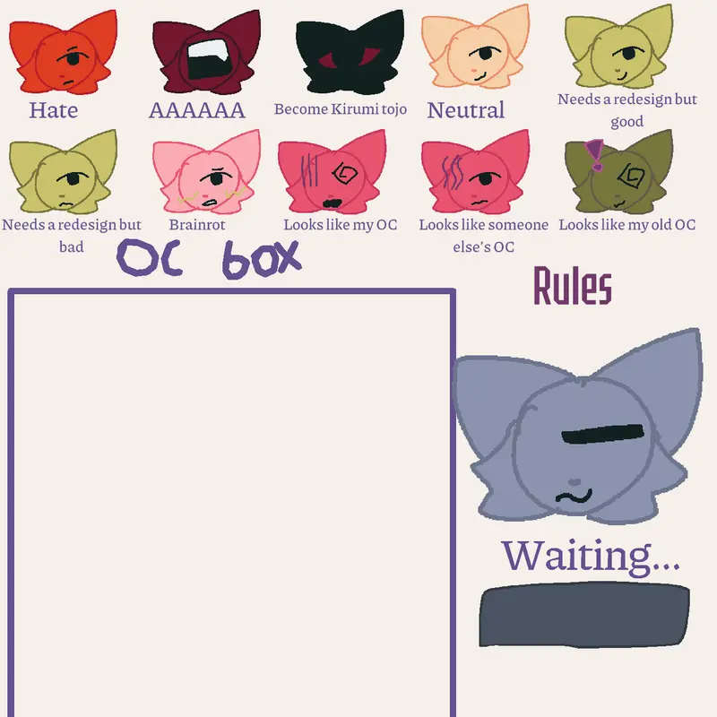 Rating your ocs by @V4mpire_squid_2
