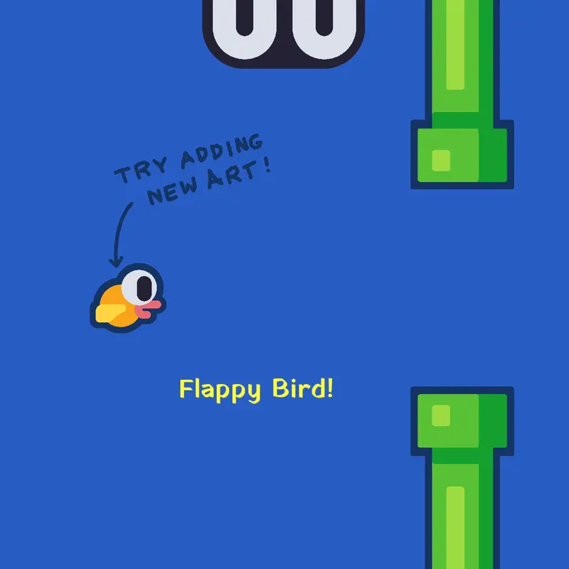 Flappy Bird (REMERSTARED) by @DisgustTheObjectThingy
