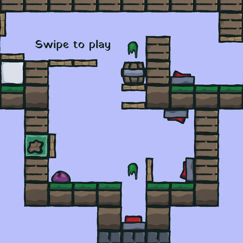 Slime Puzzle by @MinesweeperNoob8Tiles