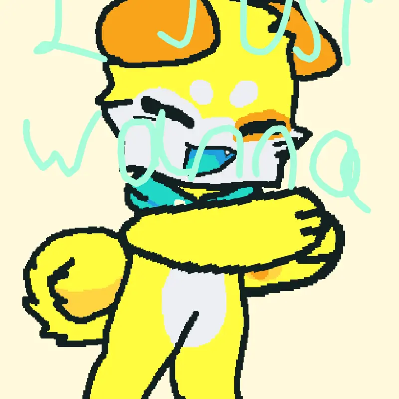 The yellow puppy by @jazzmyen