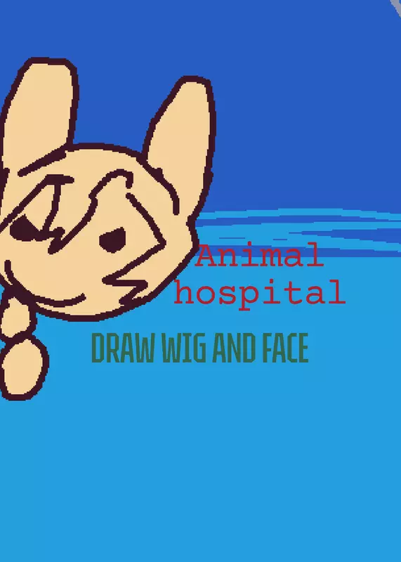 DRAW animal hospital FACE WIG AND wip by @dalal-two