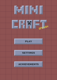Minicraft Minecraft game