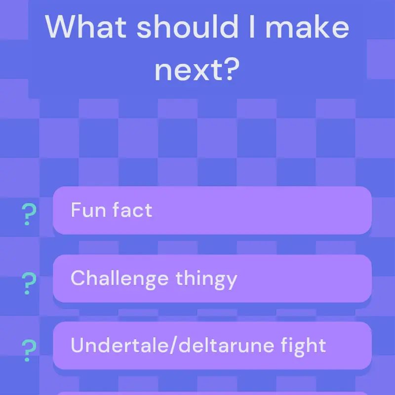 Game by @Purplecow