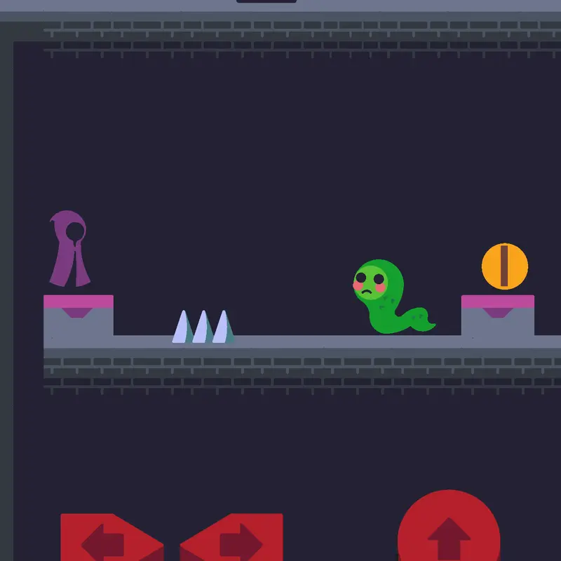Platformer Game “The Halls” by @the_letter_m