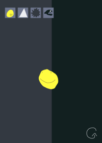 dumb yellow face suffering