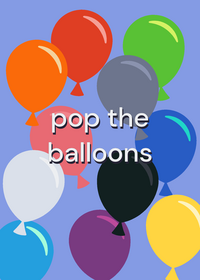pop the balloons