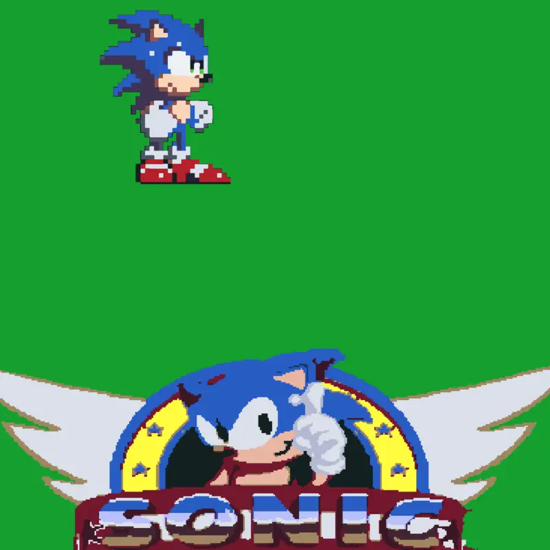 Sonic 2 the hedgehog by @FabianaMartins