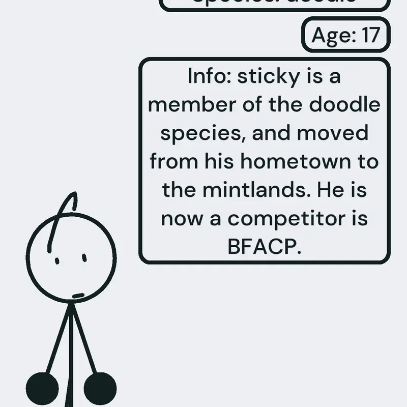Idiverse member 2: Sticky by @-iDiocy-