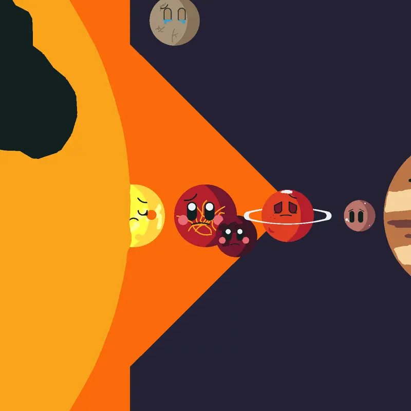 Solar system in 4.5 Billion years later by @Observable-Universe