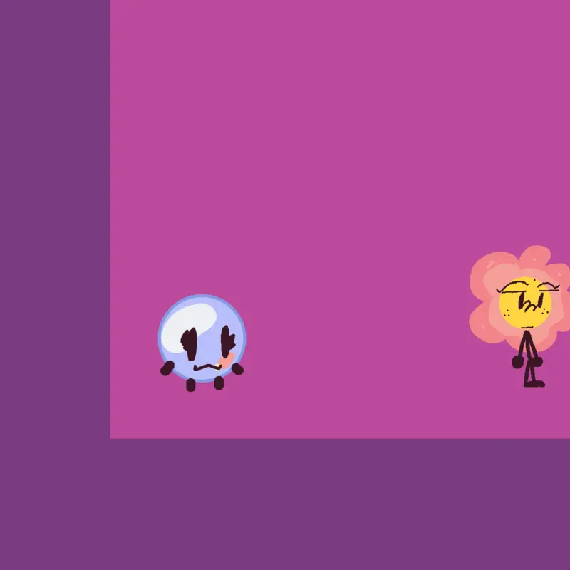 BFDI:Slingshot bubble to the cakes by @BlueBerryLemon_YT