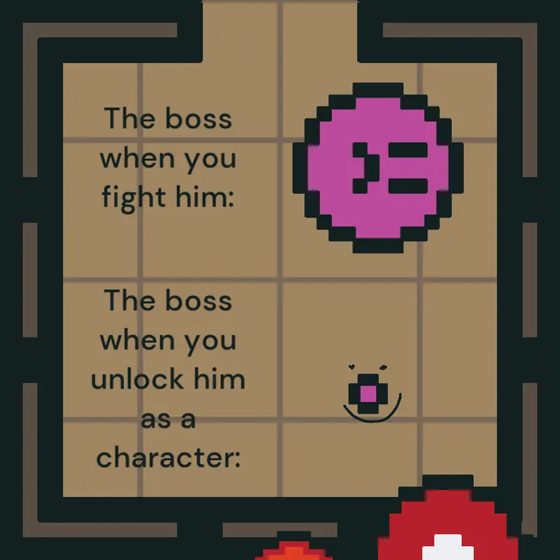 Roguelike but you're the boss by @AlbertAnt
