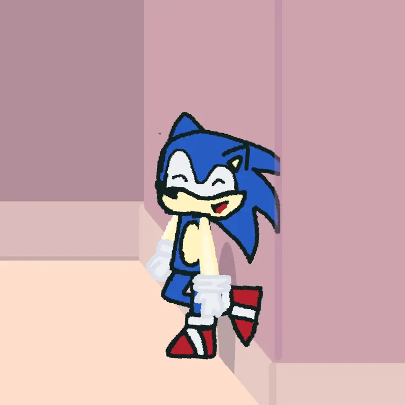 Super sonic backrooms animação by @sonic901