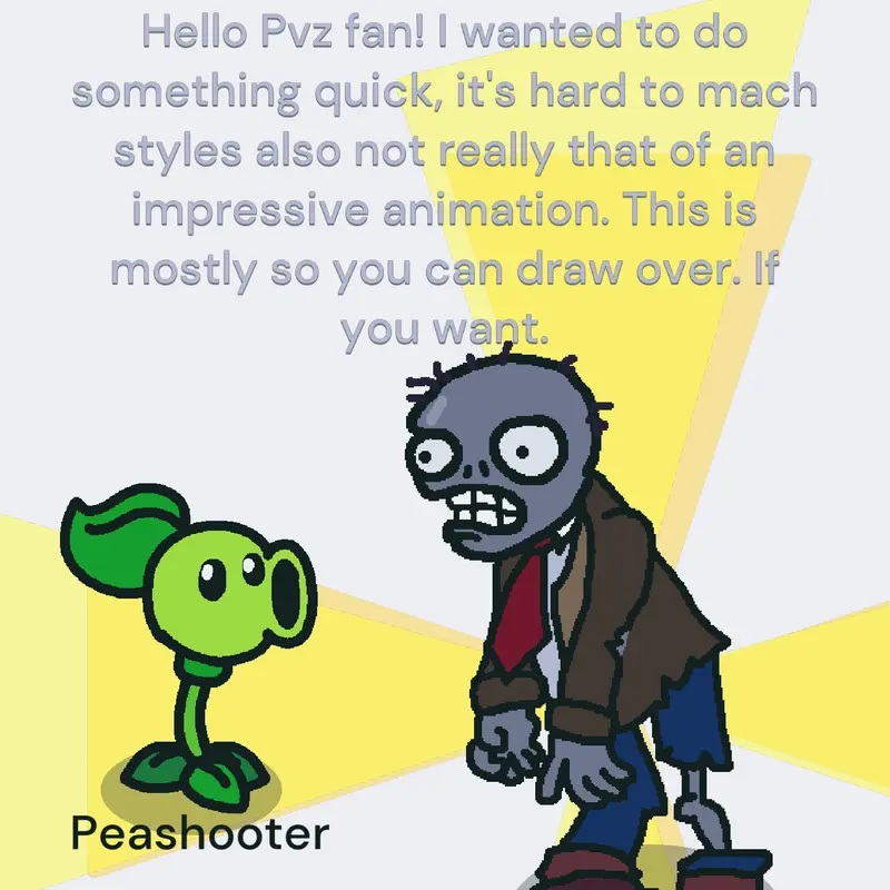 pvz drawing by @Ice_O_Laded