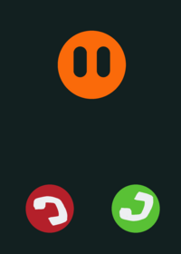 Phone call from orange