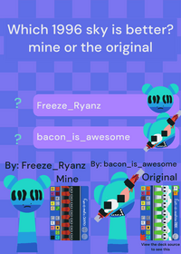 Which 1996 sky better?