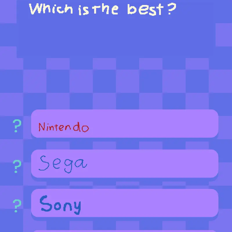 Game by @idontthinkso