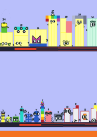 Numberblocks floor is lava 1.0 brand new