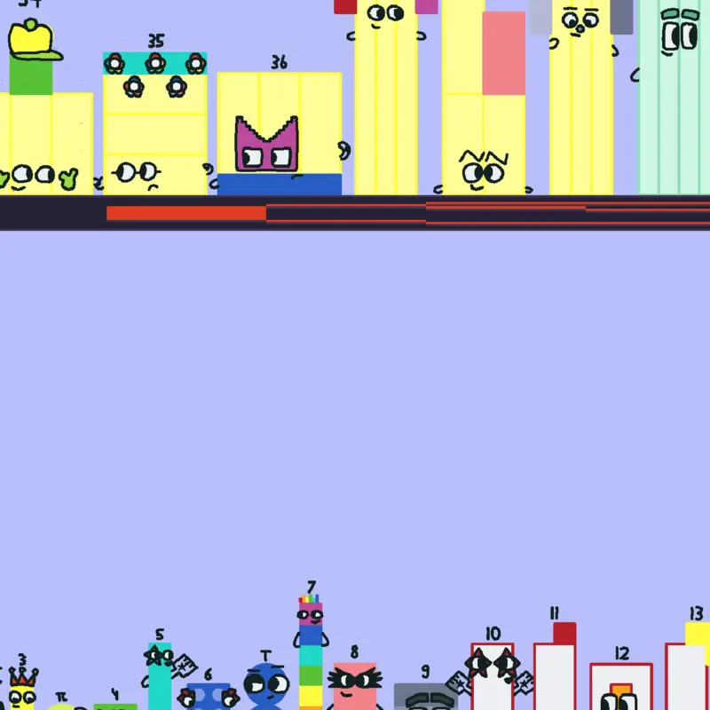 Numberblocks floor is lava 1.0 brand new by @Numberblock47
