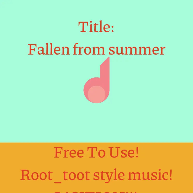 Fallen From Summer by @Thenewerfloppycoins