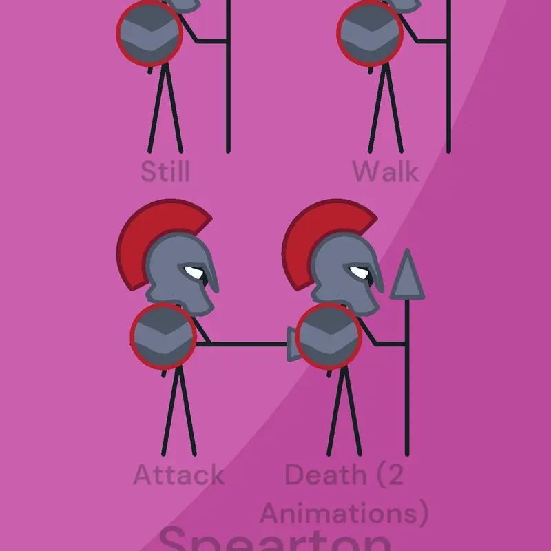 Spearton Animations by @Gold_Spearton