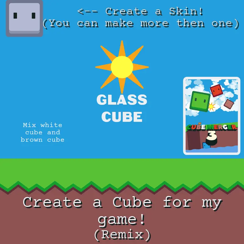 Glass cube by @theonator