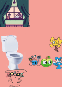 This troublemaker flushes the entire...