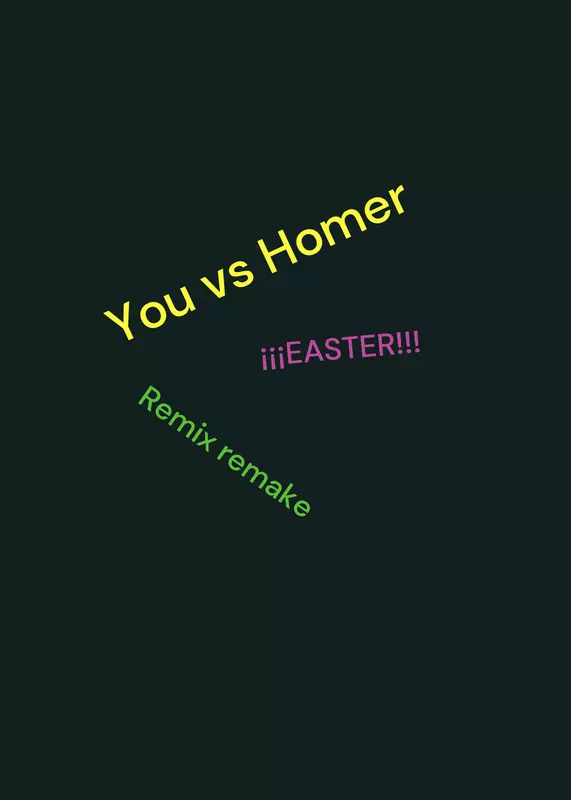 you vs homer by @-_-TW0_T1M3-_-