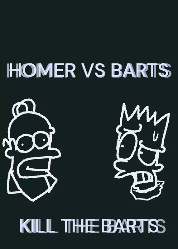 Homer vs BARTS by @ABO_studios_ofc