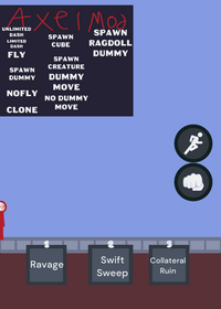 When you fly in Up press dash to stay him If...