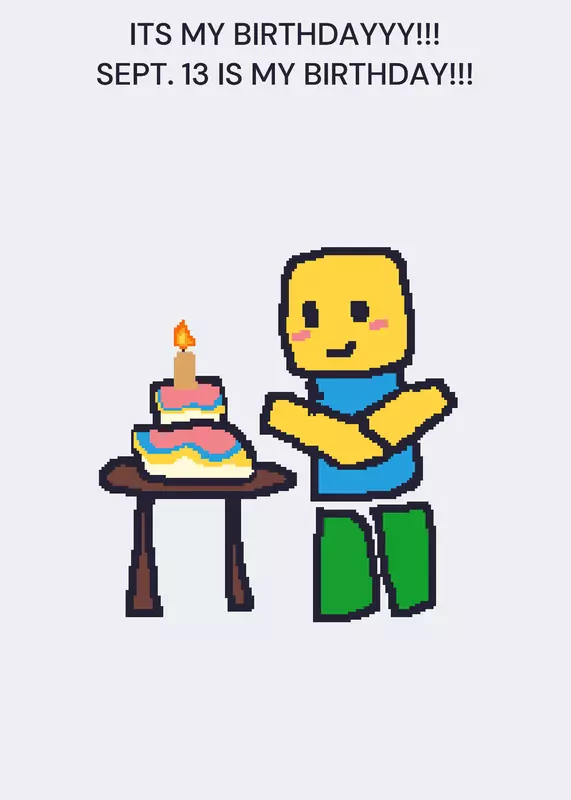 ITS MY BIRTHDAY YALL by @gamedev_tiff
