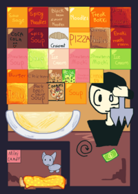 Eat with my cat