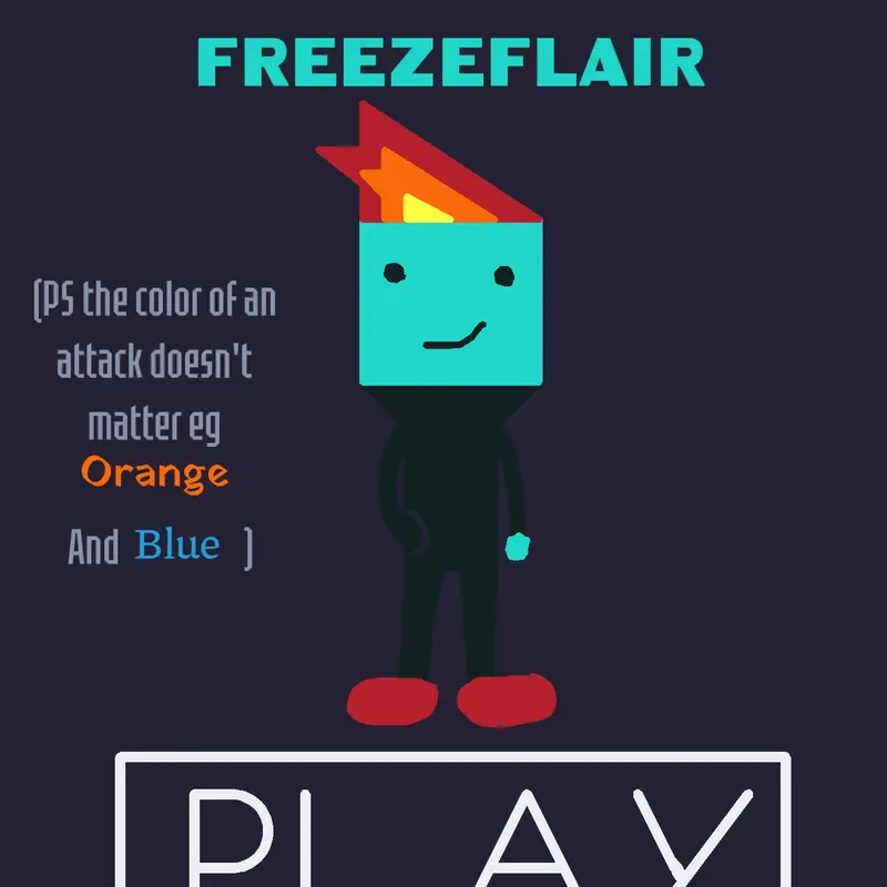 An Undertale battle with Freezeflair by @Freezeflair
