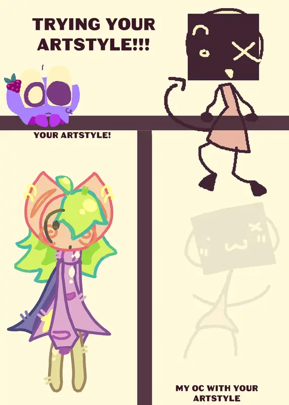 I laik mah artstyle ^^ by @Skraps__