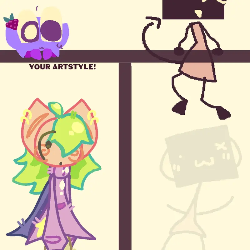 I laik mah artstyle ^^ by @Skraps__